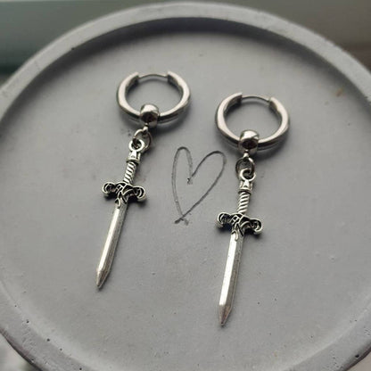 Men's Gothic Punk Earrings