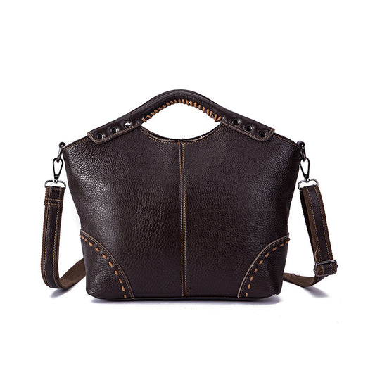 Midnight Luxe handbag | Lychee pattern