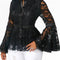 Women Lace Blouse Top wear| gothic-casual wear