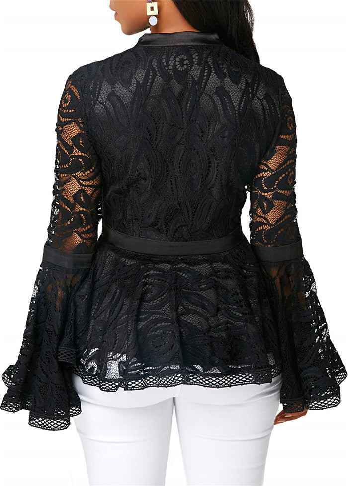 Women Lace Blouse Top wear| gothic-casual wear