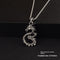 Men's Jewelry| Totem & Dragon Sword Pendant Necklace| Paved Black Color Premium Jewelry