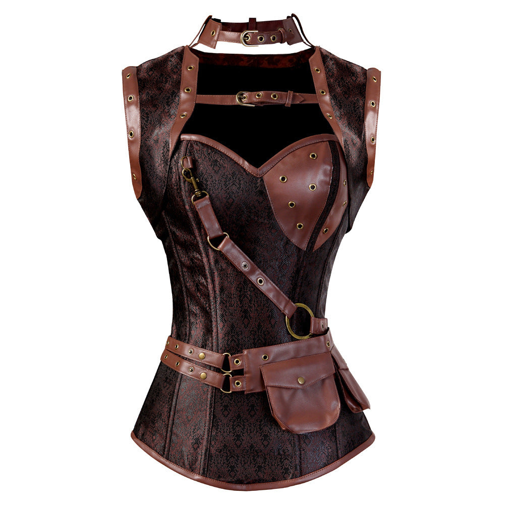 Retro Gothic Punk Corset| Rare, Quality Corset for spring, autumn, winter